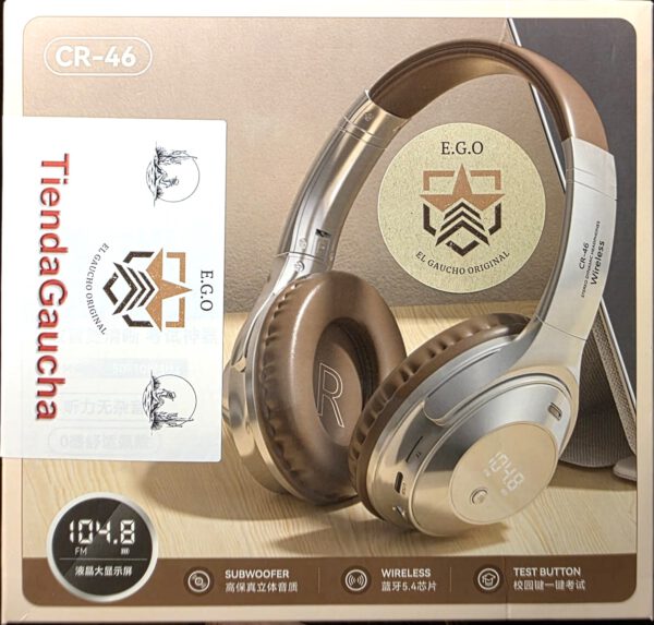 AURICULARES Bluetooth y radio FM E.G.O vintage - Imagen 3