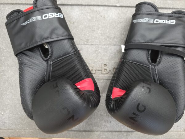 Guantes de Boxeo adulto hombre negro 14 Oz - Imagen 2
